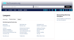 Desktop Screenshot of lawyers.techlawyers.org
